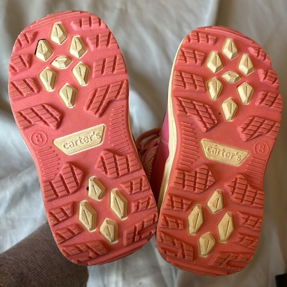 Carters Pink Snow boots - Picture 4 of 9